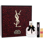 Yves Saint Laurent Mon Paris 3 Piece Gift Set: Eau De Parfum 50ml - Mascara 2ml - Lipstick No.49 1.3g - Maison des fragrances