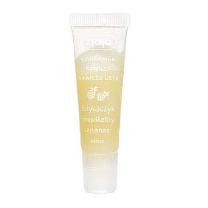 Ziaja Daily Moisturizing Lip Gloss Tropical Pineapple 12ml - Maison des fragrances