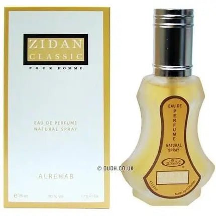 Zidan Classic Eau de parfum Perfume Spray par Al-Rehab 35ml - Maison des fragrances