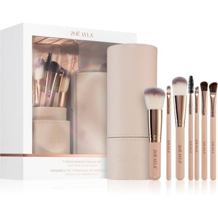 Zoe Ayla Makeup Brush Set 7 Piece with Case - Maison des fragrances